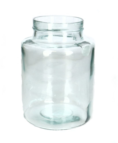 Open Bottle Jar Glass Terrarium - 20cm