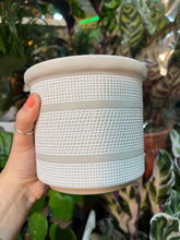 Load image into Gallery viewer, Grey stoneware plant pot - 13cm
