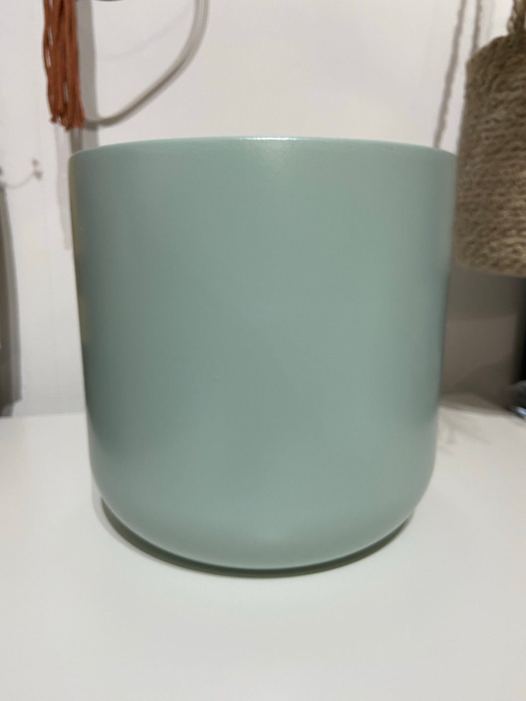 Mint green plain plant pot - 12cm 15cm 23cm 25cm