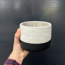 Load image into Gallery viewer, Black Dip Cement Planter
