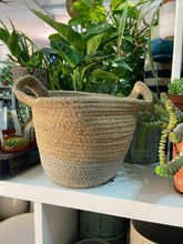 Load image into Gallery viewer, Jute Natural Basket plant pot

