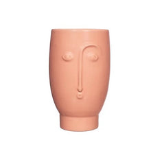 Load image into Gallery viewer, Pink Face vase - small / medium

