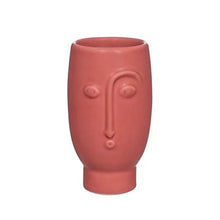 Load image into Gallery viewer, Pink Face vase - small / medium

