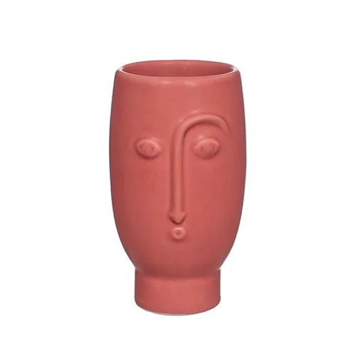 Pink Face vase - small / medium